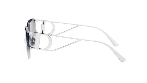 Dior 30 MONTAIGNE B3U - F0A6 F - 65 Lunettes de soleil Argent Œil de chat