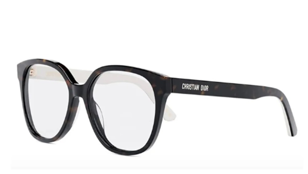 Dior LAPARISIENNEDIORO S3I - 2000 - 56 Cadres optiques Havane foncé Coussin arrondi