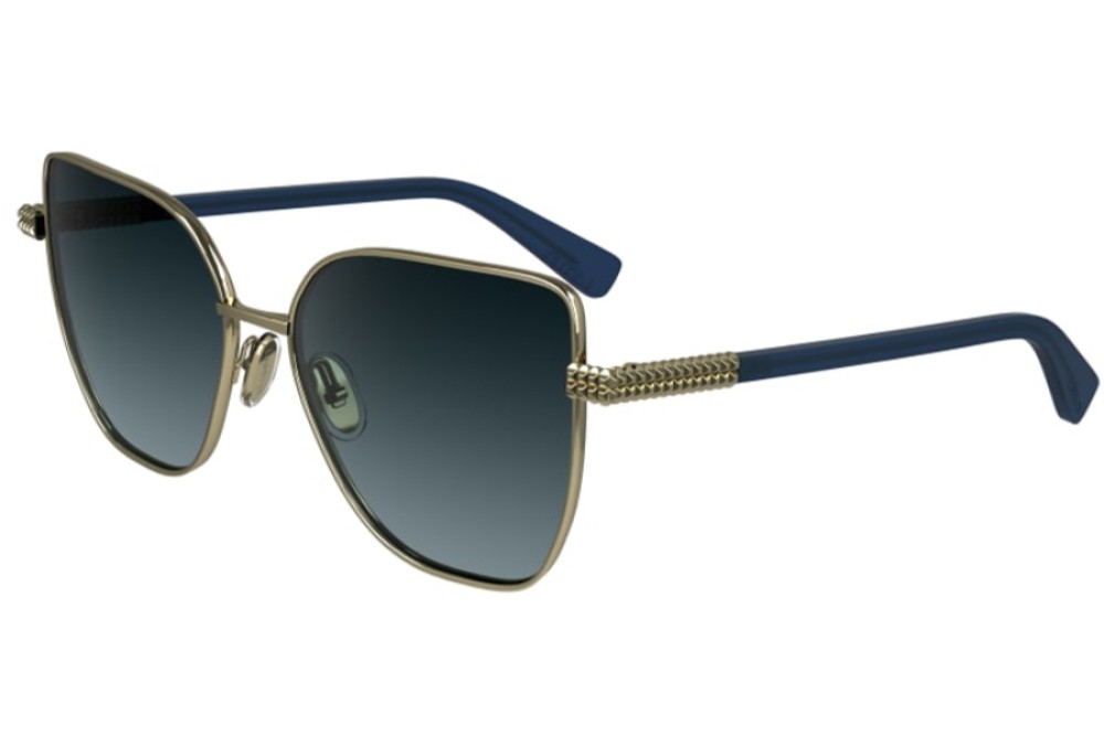 Lanvin LNV132S - 721 - 57 Lunettes de soleil Or Angulaire