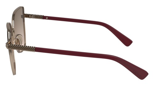Lanvin LNV132S - 773 - 57 Lunettes de soleil Or rose Angulaire