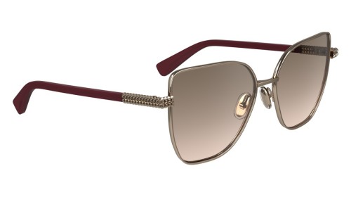 Lanvin LNV132S - 773 - 57 Lunettes de soleil Or rose Angulaire