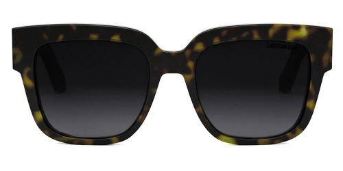Dior DIORESILLE S1F - 20A1 O - 55 Lunettes de soleil Havane foncé, Or Angulaire