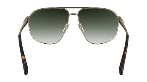 Lanvin LNV134S - 734 - 59 Lunettes de soleil Or, Havane foncé Pilote (Aviateur)
