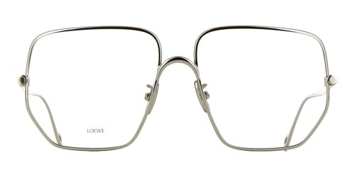 Loewe LW50079U BLUE LIGHT FILTER - 016 - 58 - AVEC DES VERRES À FILTRE ANTI LUMIÈRE BLEU-VIOLET Cadres optiques Argent Angulaire