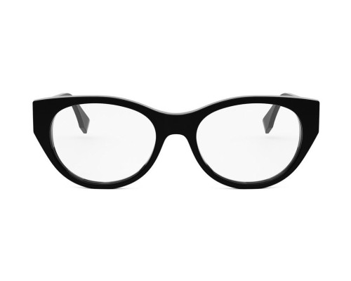 Fendi FE50099I - 001 - 53 Cadres optiques Noir Œil de chat