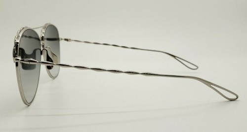 Elie Saab ES008/S - 84J 5B - 59 Lunettes de soleil Argent Pilote (Aviateur)