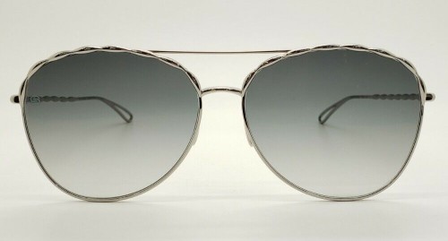 Elie Saab ES008/S - 84J 5B - 59 Lunettes de soleil Argent Pilote (Aviateur)