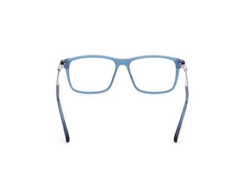 Moncler ML5205 - 090 - 54 Cadres optiques Bleu, Argent Angulaire