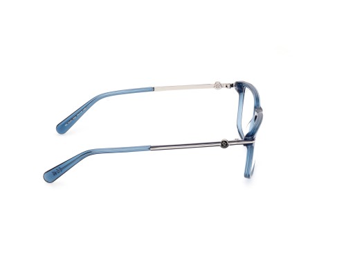 Moncler ML5205 - 090 - 54 Cadres optiques Bleu, Argent Angulaire