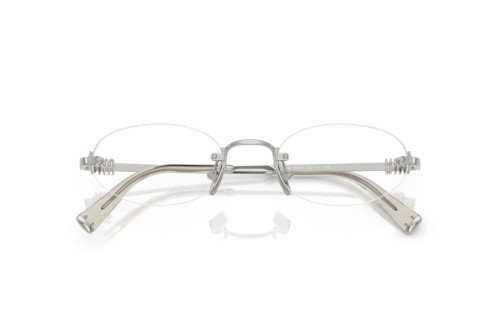 MIU MIU MU 53WV - ​1BC1O1 - ​53 Cadres optiques Silver Oval