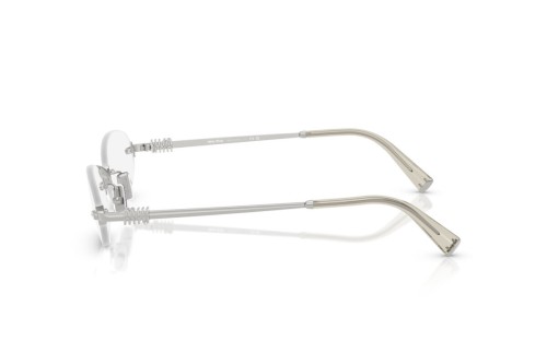 MIU MIU MU 53WV - ​1BC1O1 - ​53 Cadres optiques Silver Oval