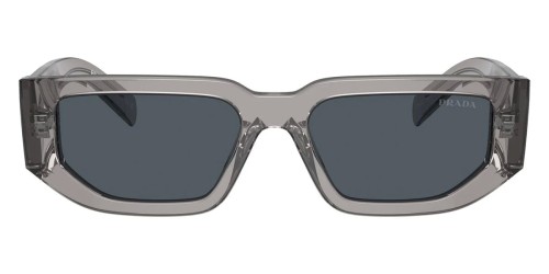 PRADA PR 09ZS - ​18S09T - ​54 Lunettes de soleil Gris, Transparent Angulaire