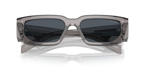 PRADA PR 09ZS - ​18S09T - ​54 Lunettes de soleil Gris, Transparent Angulaire