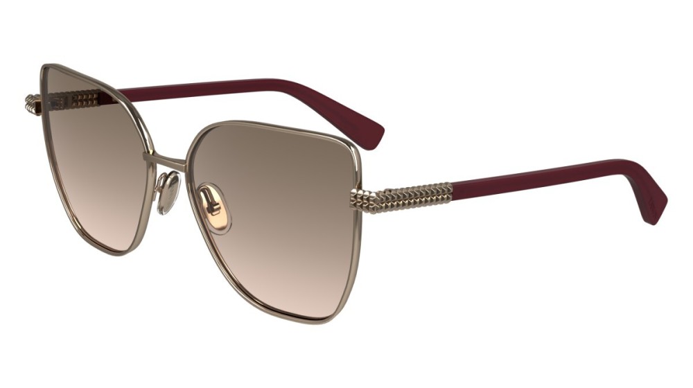 Lanvin LNV132S - 773 - 57 Lunettes de soleil Or rose Angulaire