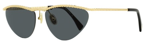 Lanvin LNV102S - 710 - 60 Lunettes de soleil Or Œil de chat