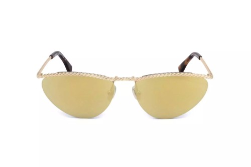 Lanvin LNV102S - 770 - 60 Lunettes de soleil Or, Havane Œil de chat