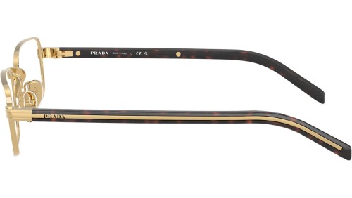 PRADA PR B54V - ​5AK1O1 - ​54 Cadres optiques Or, Havane Angulaire