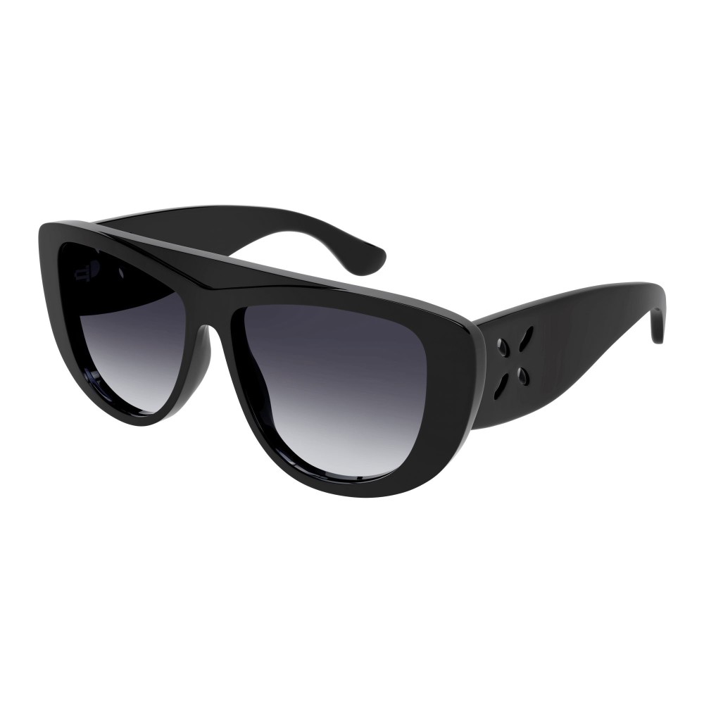 Alaia AA0056S - 001 - 56 Lunettes de soleil Noir Dessus plat