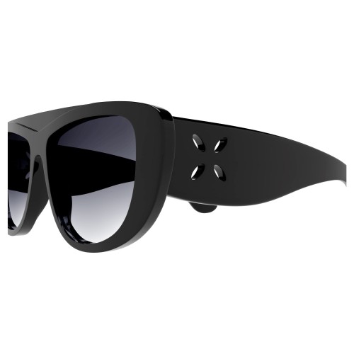 Alaia AA0056S - 001 - 56 Lunettes de soleil Noir Dessus plat