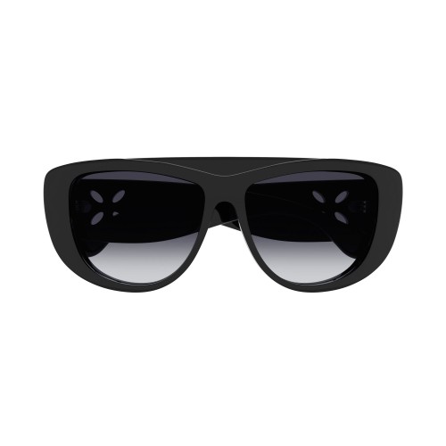 Alaia AA0056S - 001 - 56 Lunettes de soleil Noir Dessus plat