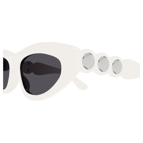 Alaia AA0058S - 002 - 53 Lunettes de soleil Blanc Œil de chat
