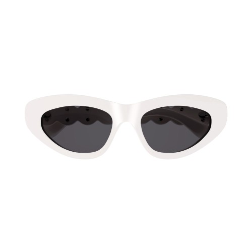 Alaia AA0058S - 002 - 53 Lunettes de soleil Blanc Œil de chat