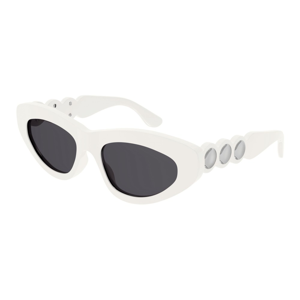 Alaia AA0058S - 002 - 53 Lunettes de soleil Blanc Œil de chat