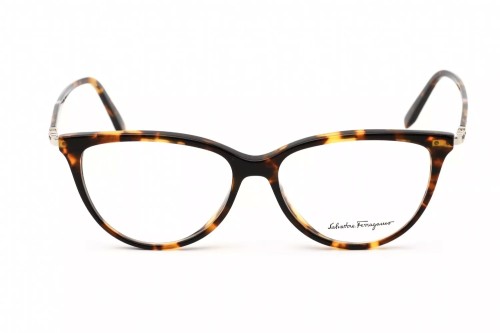 Salvatore Ferragamo SF2870 - 219 - 53 Cadres optiques Havane Œil de chat