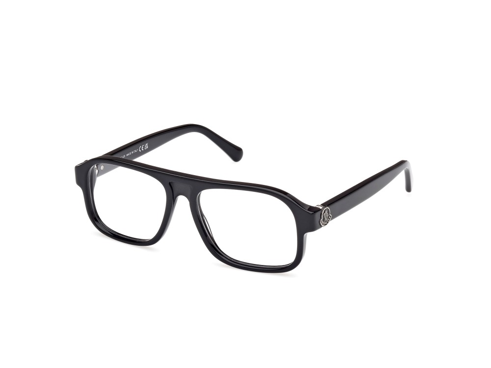 Moncler ML5198 - 001 - 54 Cadres optiques Noir Pilote (Aviateur)