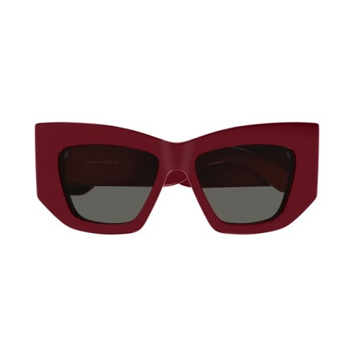 Alexander McQueen AM0448S - 003 - 53 Lunettes de soleil Rouge Angulaire