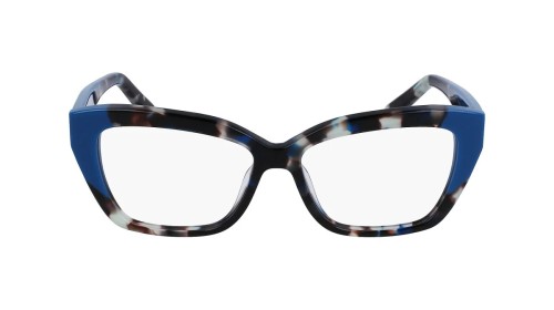 Salvatore Ferragamo SF2938 - 414 - 53 Cadres optiques Bleu, Havane Œil de chat