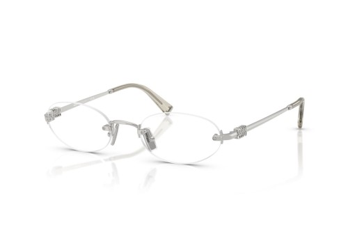 MIU MIU MU 53WV - ​1BC1O1 - ​53 Cadres optiques Silver Oval
