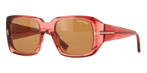 Tom Ford FT1035 RYDER-02 - 72E - 51 Lunettes de soleil Rose Angulaire