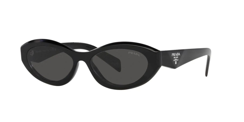 PRADA PR 26ZS - ​16K08Z - ​55 Lunettes de soleil Noir Ovale