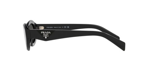 PRADA PR 26ZS - ​16K08Z - ​55 Lunettes de soleil Noir Ovale