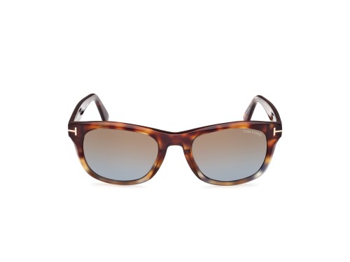 Tom Ford FT1076 KENDEL - 56B - 54 Lunettes de soleil Havane Angulaire