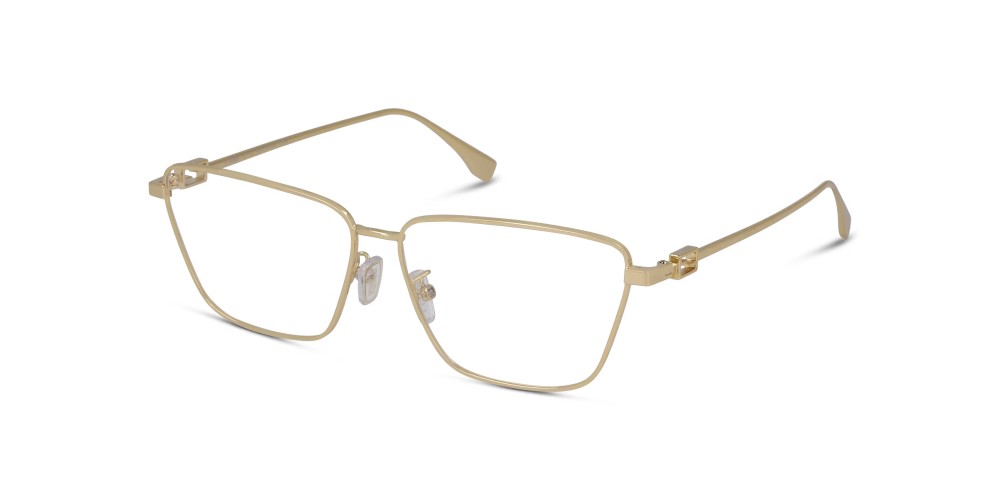 Fendi FE50071U - 030 - 57 Cadres optiques Or Angulaire