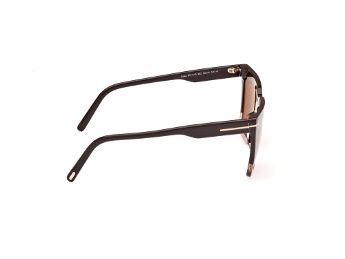 Tom Ford FT1110 EDEN - 50Z - 56 Lunettes de soleil Marron, Rose Angulaire