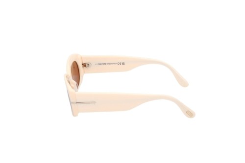 Tom Ford FT1187-F CIELLE - 25E - 54 Lunettes de soleil Beige Ovale