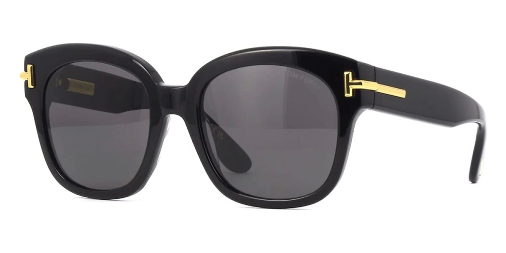Tom Ford FT1235 ICON COLLECTION - 01A - 55 Lunettes de soleil Noir Coussin arrondi