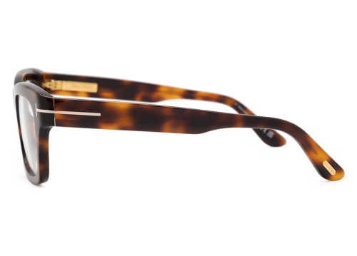 Tom Ford TF6036-B - 053 - 52 - AVEC DES VERRES À FILTRE ANTI LUMIÈRE BLEU-VIOLET Cadres optiques Havane Angulaire