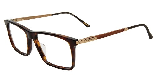 Chopard VCH343 - 0722 - 55 Cadres optiques Havane, Or Angulaire