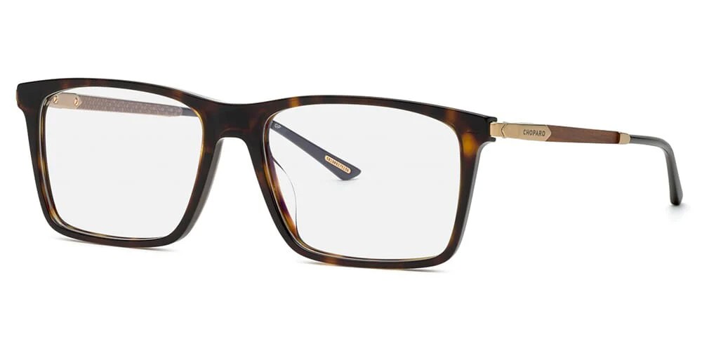 Chopard VCH343 - 0722 - 55 Cadres optiques Havane, Or Angulaire