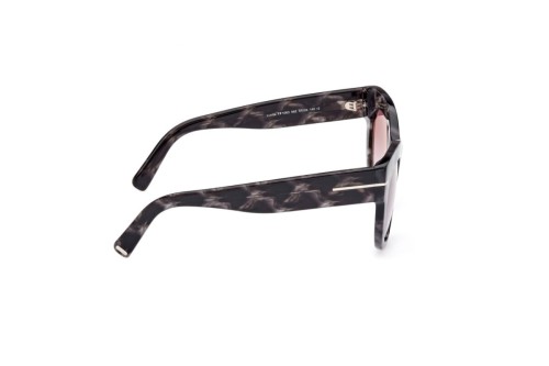 Tom Ford FT1063 LUCILLA - 56Z - 51 Lunettes de soleil Havane Œil de chat