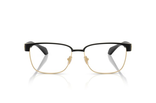 VERSACE VE1306 - ​1436 - ​57 Cadres optiques Or, Noir Angulaire