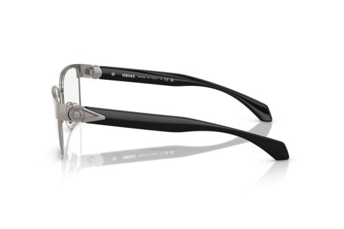 VERSACE VE1306 - ​1262 - ​57 Cadres optiques Argent, Noir Angulaire