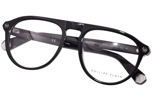 Philipp Plein VPP016 PASSION - 0700 - 54 Cadres optiques Noir Pilote (Aviateur)