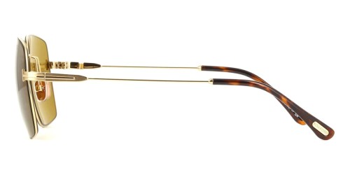 Tom Ford FT0994 PIERRE-02 - 32E - 58 Lunettes de soleil Or, Havane Angulaire