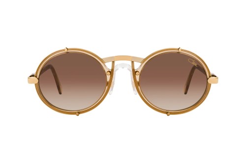 Cazal 644 - 009 - 53 Lunettes de soleil Or Ovale