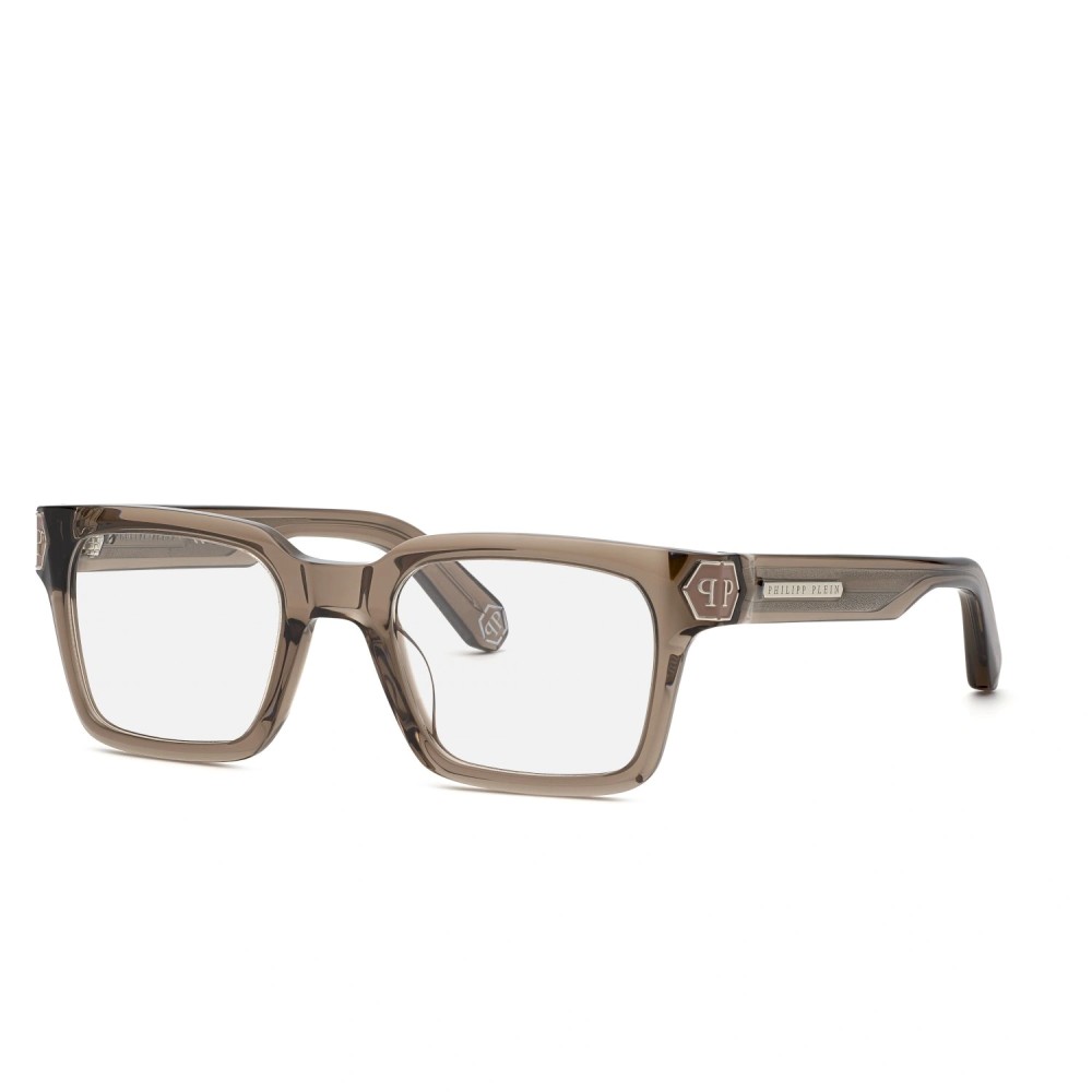 Philipp Plein VPP082 BRAVE SHADES - 09X8 - 52 Cadres optiques Marron Angulaire